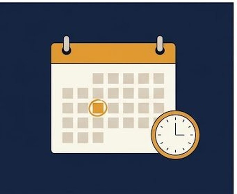 Illustration of a calendar with a circled date representing a public records request response deadline
